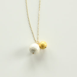 Gold×Whiteネックレス JPA1432・画像