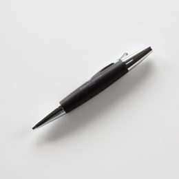 ダ-クブラウンエモ-ションウッド&クロ-ム ボ-ルペン・画像