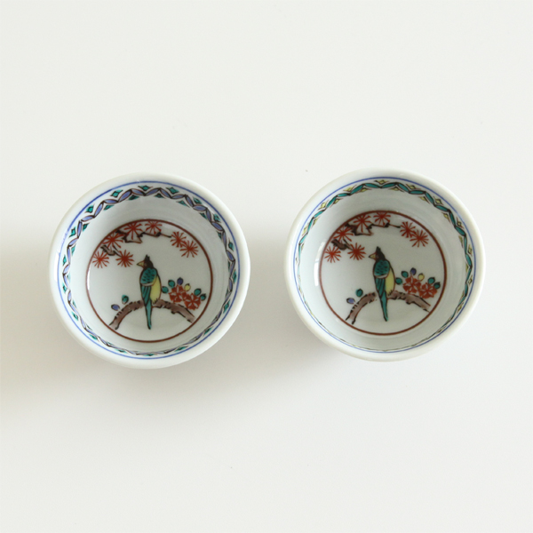 唐草丸紋組盃・画像