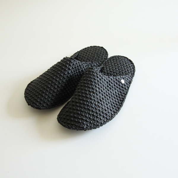 S:22-24cm／女性向けスリッパ Le dd DREAM black・画像