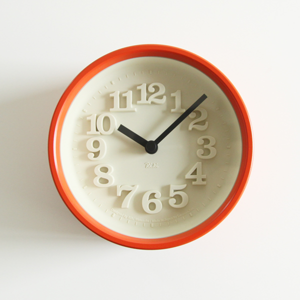 レッド小さな時計・画像