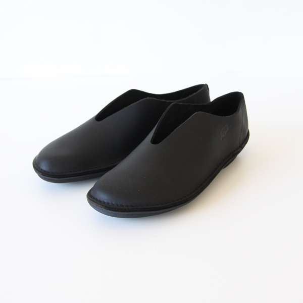 37V字スリッポン ブラック・画像