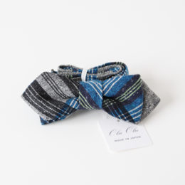 チェック/ブル- CTM-152ボウタイ・画像