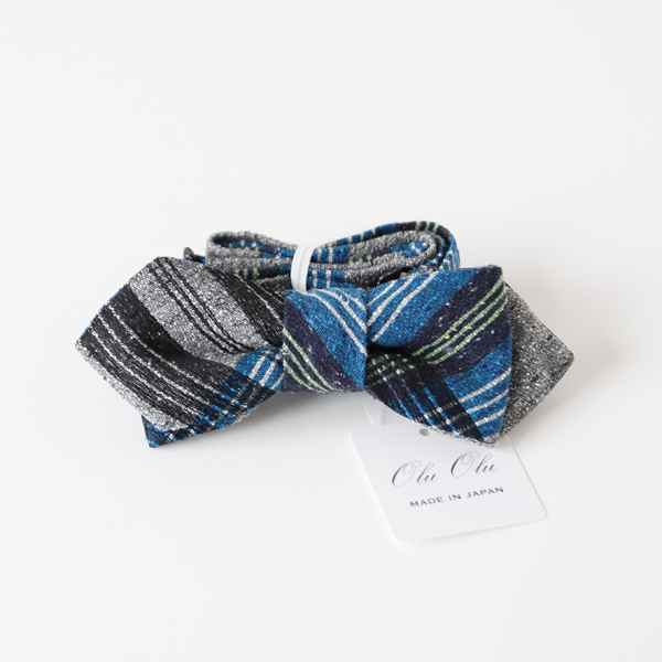 チェック/ブル- CTM-152ボウタイ・画像