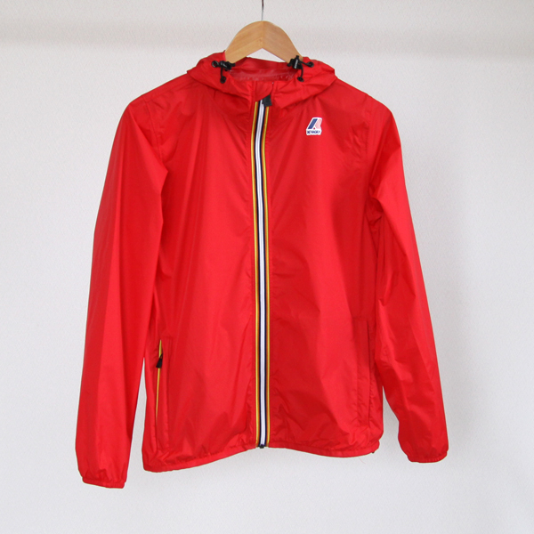 XSUNISEX パッカブル ウィンドブレ-カ- Red・画像