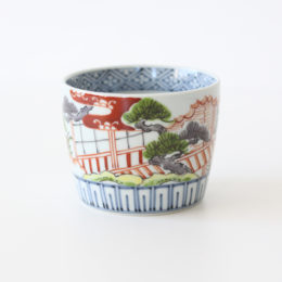 染錦松文そばちょこ・画像