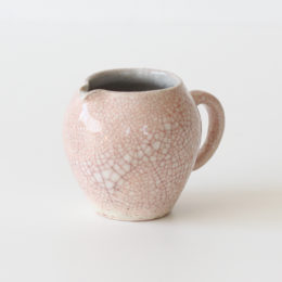 朱貫入ミニピッチャ-・画像