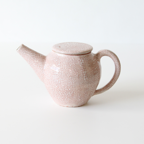 朱貫入 ポット・画像