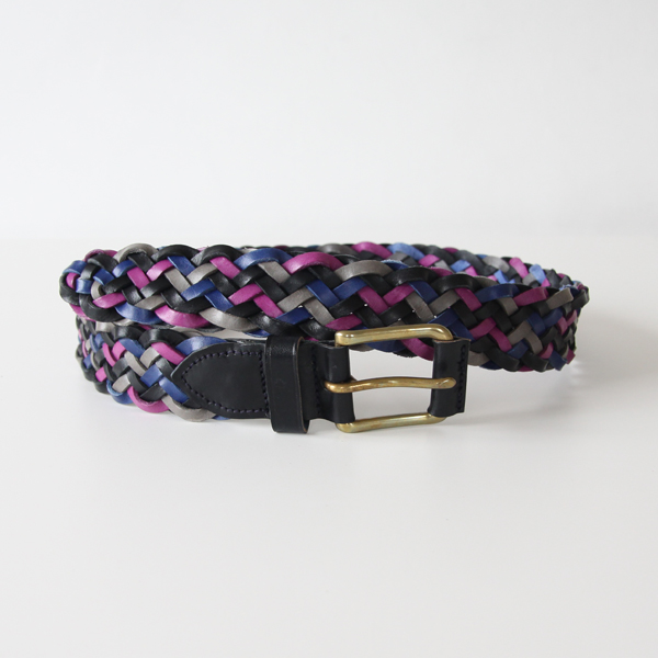 30incベルト zigzag belt-multi color・画像