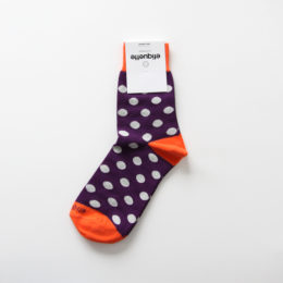 Imperial Purpleレディ-スソックス POLKA DOTS・画像