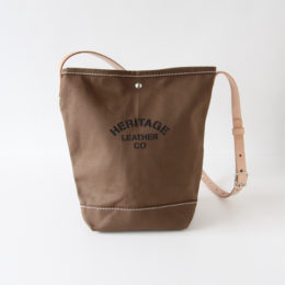 バケツショルダ-バッグ タバコブラウン・画像