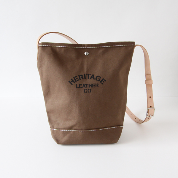 バケツショルダ-バッグ タバコブラウン・画像