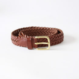 32incベルト BRAIDED BELT PAPAYA・画像