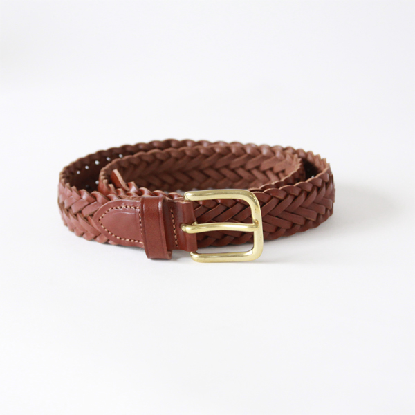 32incベルト BRAIDED BELT PAPAYA・画像
