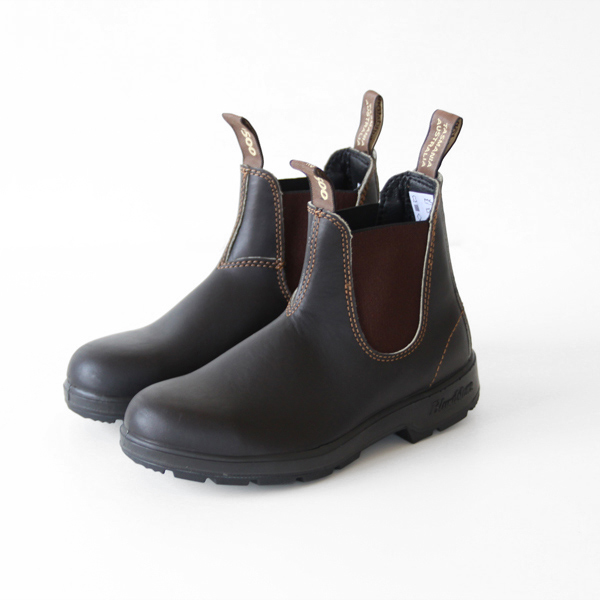 4.0／23.5-24cmサイドゴア ブ-ツ BS500 スタウト フ"ラウン・画像