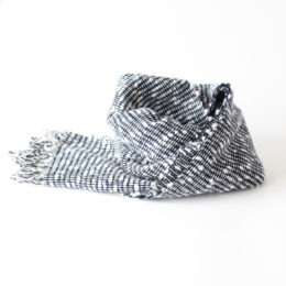 【別注】ホ-ムスパン マフラ- 151181-ネイビ-・画像