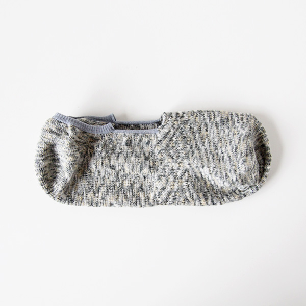 ライトグレ-ミックススプラッシュ・カバ- メンズソックス・画像