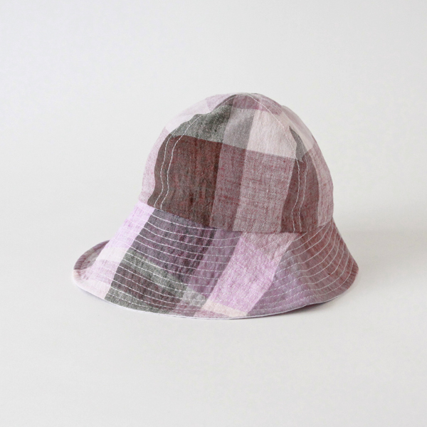52cm/2-3 yrAlice Jr. Large Check Pink（キッズ帽）・画像