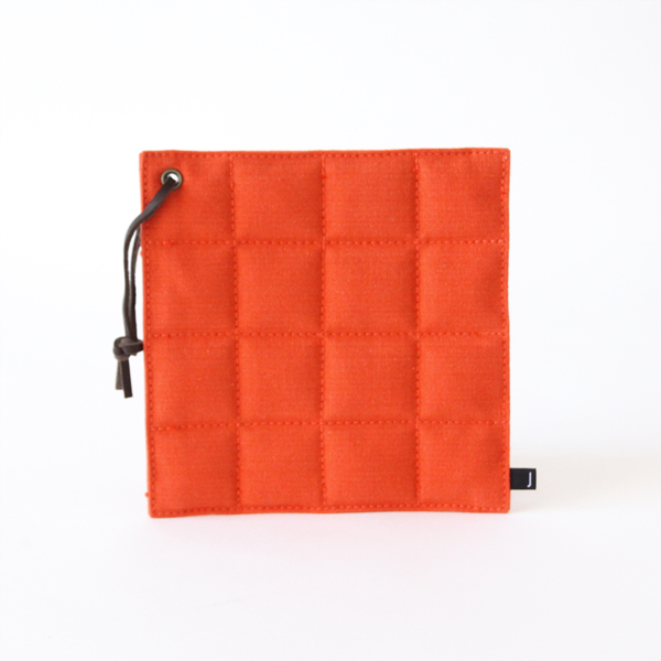 紅花ポットマット（コットン帆布）・画像