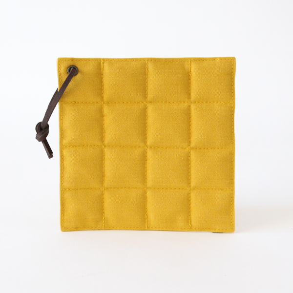 芥子ポットマット（コットン帆布）・画像