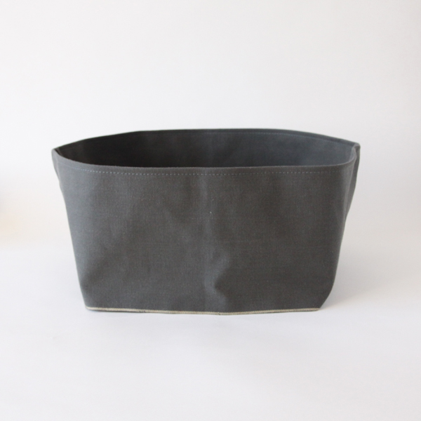 Lモノイレ 墨紺（コットン帆布）・画像