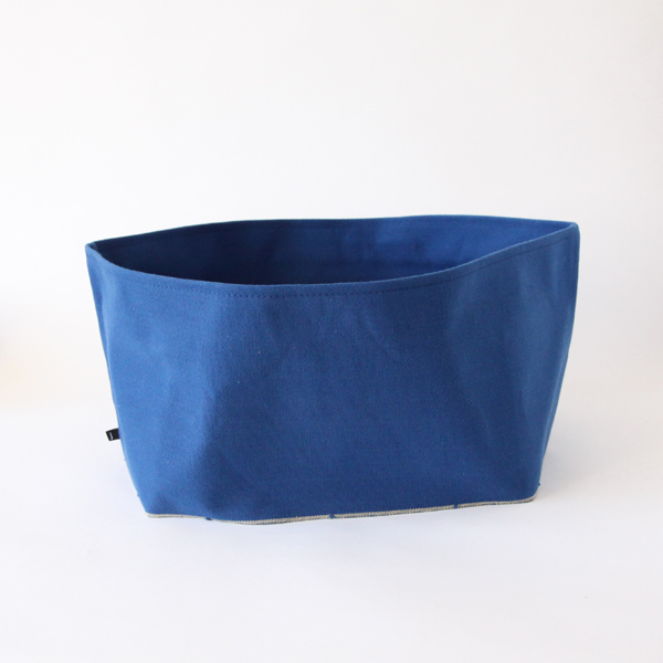 Lモノイレ 藍（コットン帆布）・画像