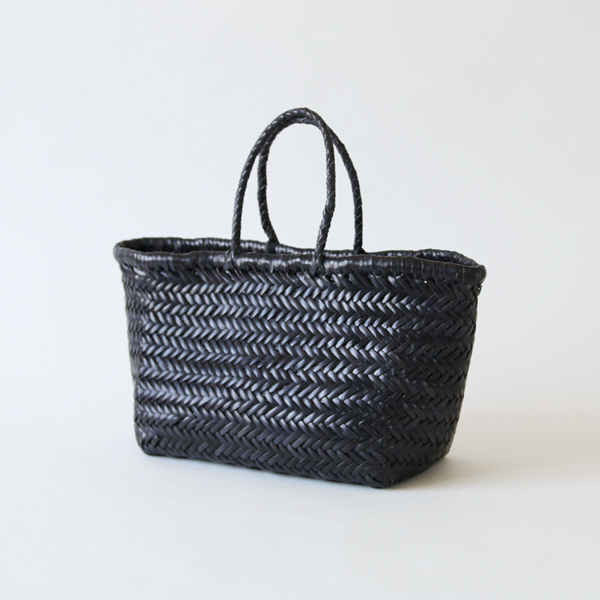 レザ-メッシュバスケット スモ-ル Black・画像