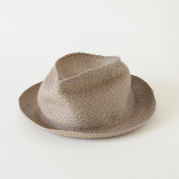 MIX BROWNスラウチトリルビ-（パナマハット）・画像