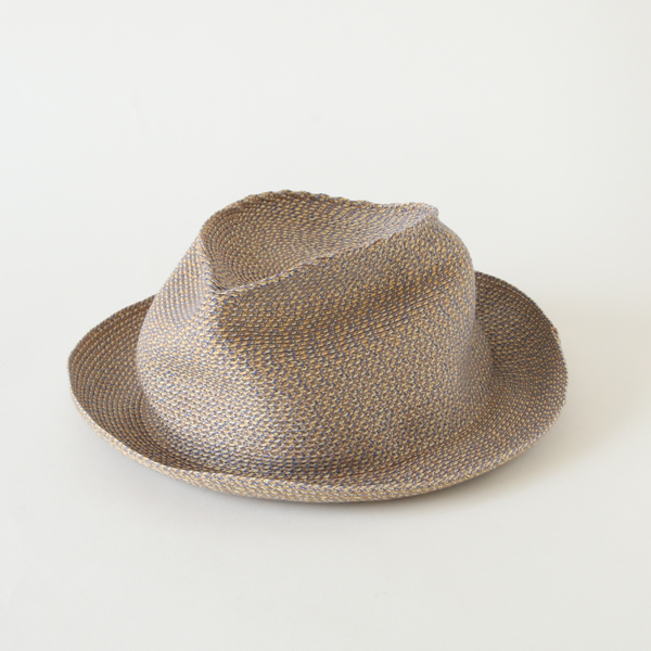 MIX BROWNスラウチトリルビ-（パナマハット）・画像