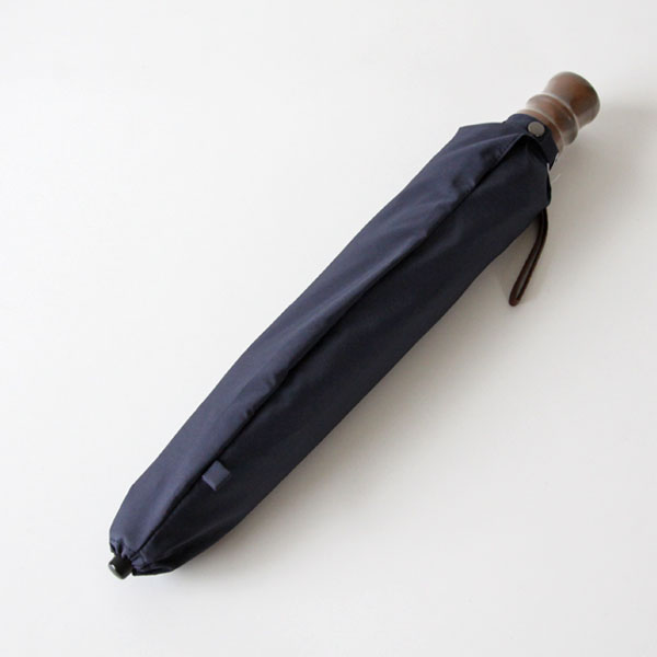 60cm/10本骨メンズ ミラト-レ 2段折りたたみ傘 ネイビ-・画像