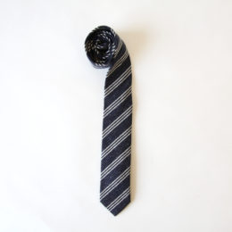 ネイビ-NTM-385ネクタイ ストライプ・画像