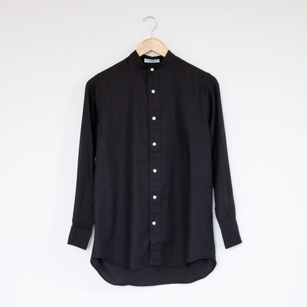 Herringbone/BLADIES BAND COLLAR SHIRTS・画像