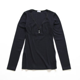 blackレディ-ス ロングスリ-ブ AGATHE・画像