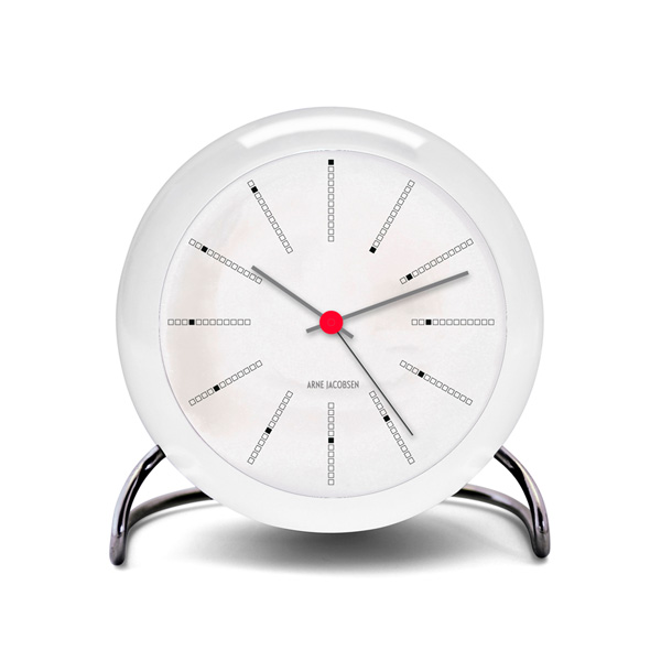 ARNE JACOBSEN Table Clock Bankers・画像