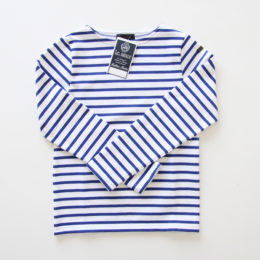 S-MLe minor バスクシャツ 008 BLANC/ROY・画像