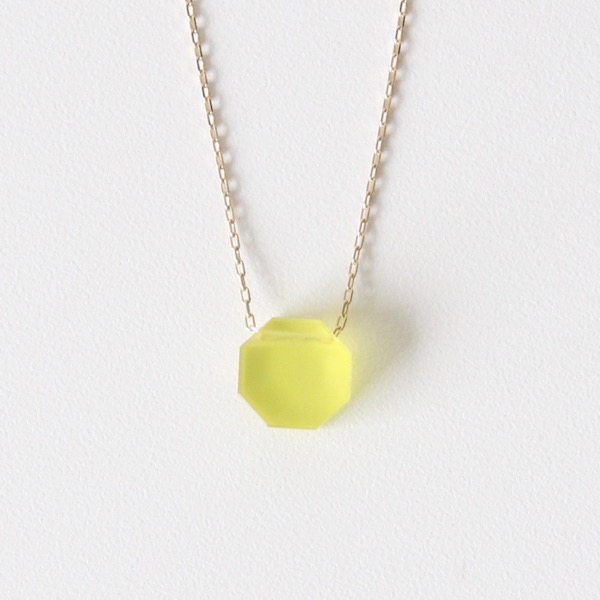 YELLOW【別注】OCTAGON NECKLACE・画像
