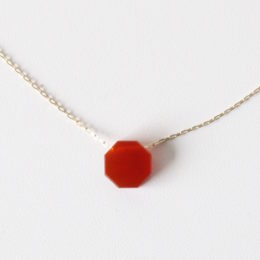 RED【別注】OCTAGON NECKLACE・画像