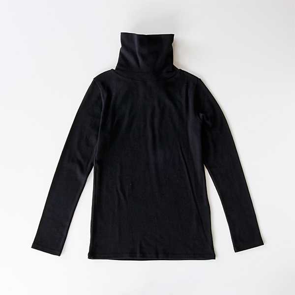 タ-トルネック ブラック・画像