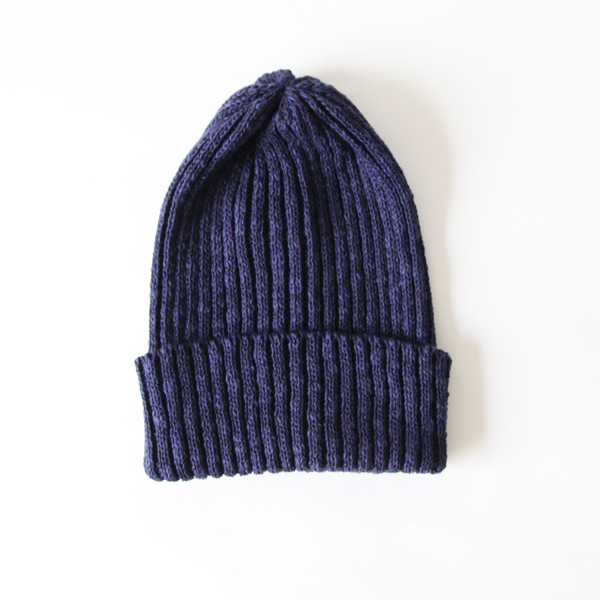 コットン×リネンキャップ NAVY・画像