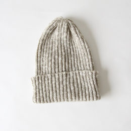 コットン×リネンキャップ BEIGE WHITE・画像