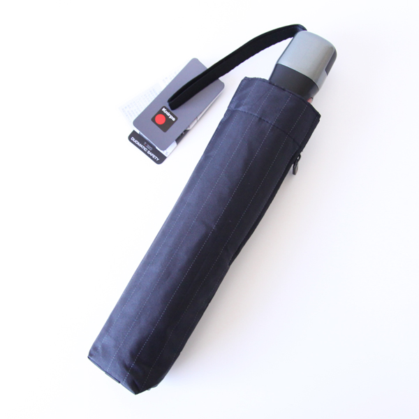 折りたたみ傘 T.320 Large Duomatic Safety(PINSTRIPE BLACK)・画像