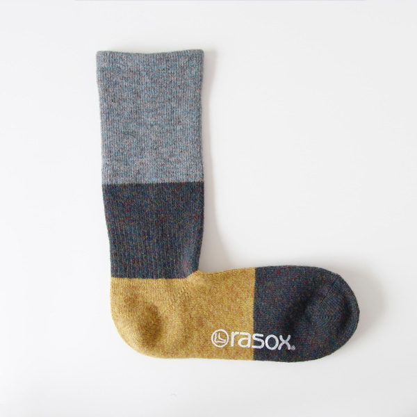 ライトグレ-パネルミックス レディ-スソックス・画像