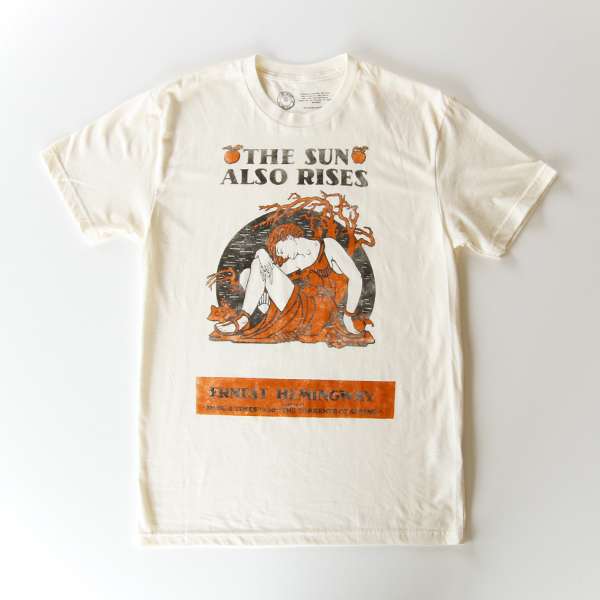 MTシャツ THE SUN ALSO RISES「日はまた昇る」-NATURAL・画像