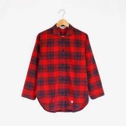 メンズ【別注】パジャマ ワイドカラ- スリット付・画像