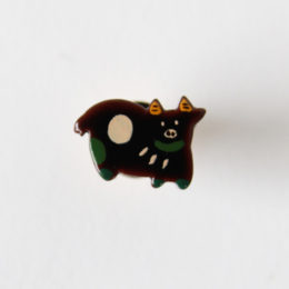 うしうるしピンズ 動物シリ-ズ・画像