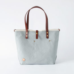 9号VALENCIA TOTE(S)帆布バッグ SCCV002 BROWN/GREY・画像