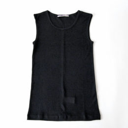 black size: free リブ タンクトップ・画像
