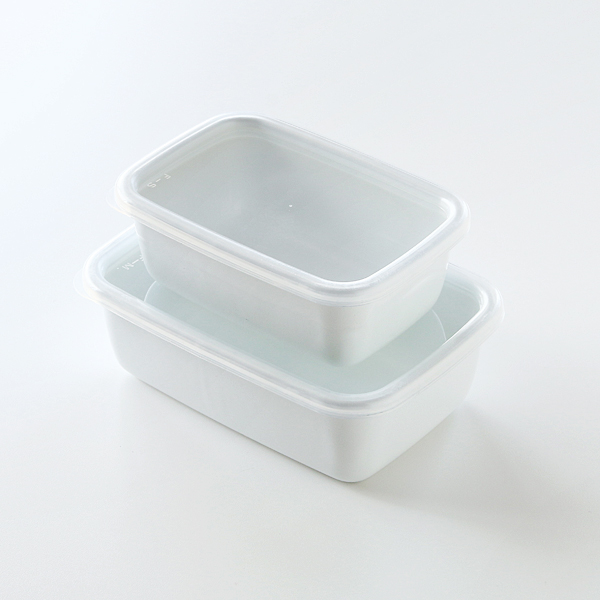 Mサイズホワイトシリ-ズ レクタングル深型・画像