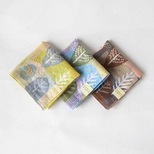 あおひびのこづえハンカチ 木々・画像