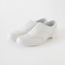 40TRAVEL SHOES ウイングチップ レイン WH・画像